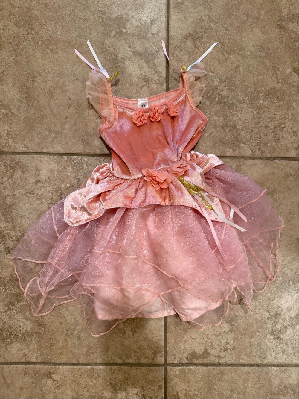 Little Adventures Rose Garden Fairy Dress - Girls Medium 3-5 Years